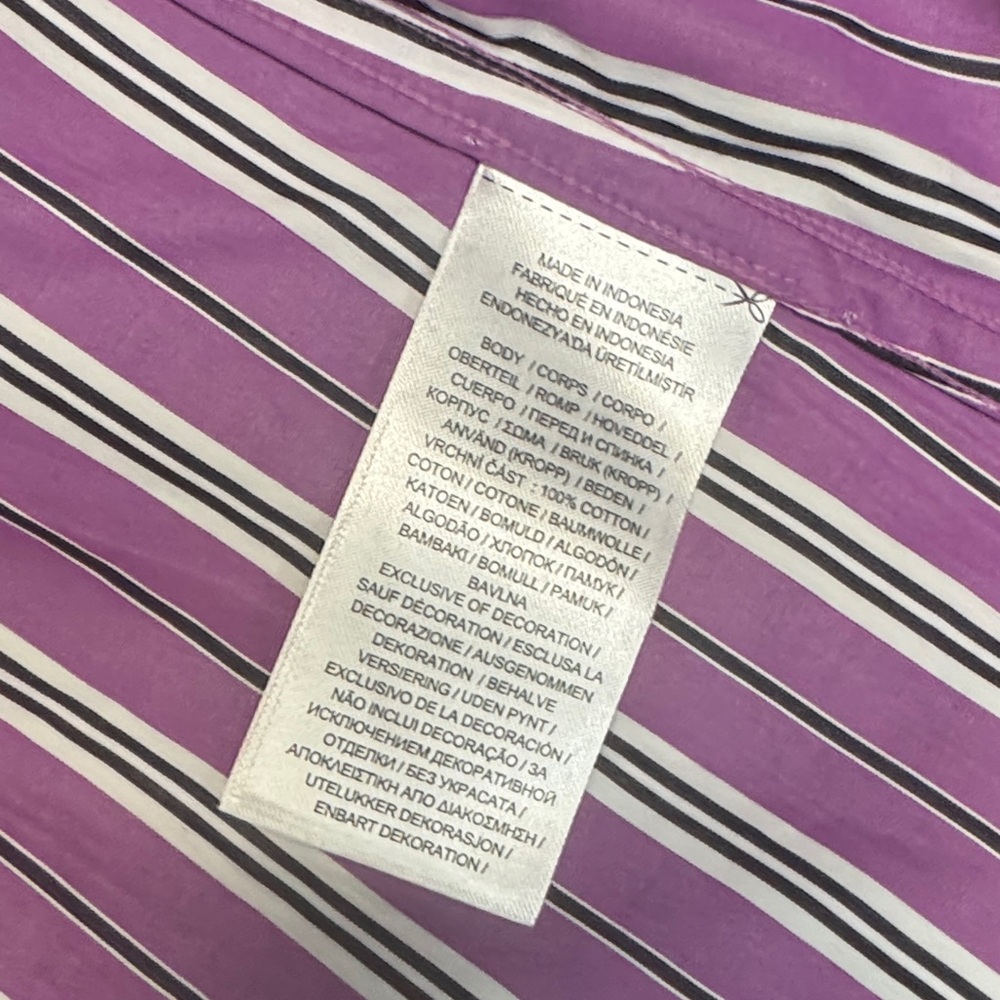 NEW Lauren Ralph Lauren Vibrant Striped Shirt - Picture 8 of 16